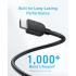 Anker HDMI 2.1 Cable 8K@60Hz, Ultra HD 4K@120Hz HDMI Cord,48 Gbps Certified Ultra High-Speed, 1.8M, Compatible with PlayStation 5, Xbox, Samsung TVs, and More - Black